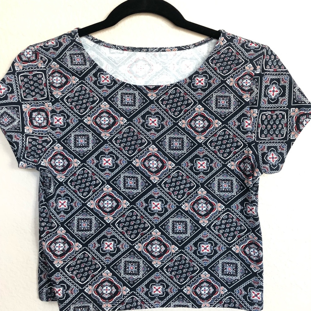 NEW Blue Crop Top